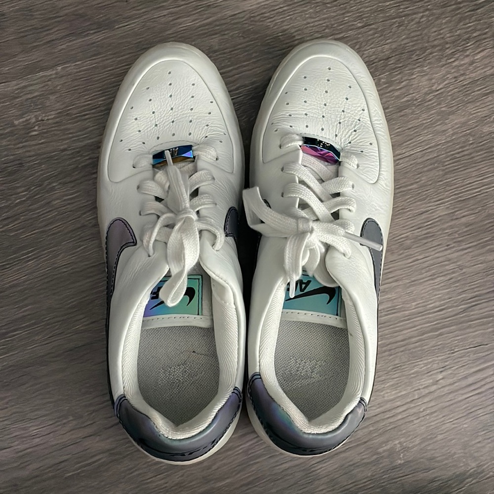 PLATFORM REFLECTIVE AIR FORCE ONES